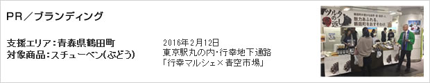 2016年2月12日　東京駅丸の内・行幸地下通路「行幸マルシェ×青空市場」